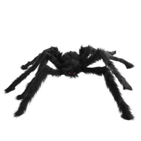 black hairy spider best walmart halloween decorations 2020 popsugar home photo 18