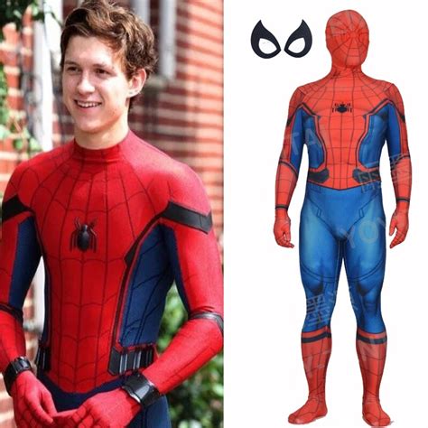 Yoy Zentai Wysokiej Jakości Custom Made 2017 Kostium Spider Man Tom Spiderman Kostium Spiderman