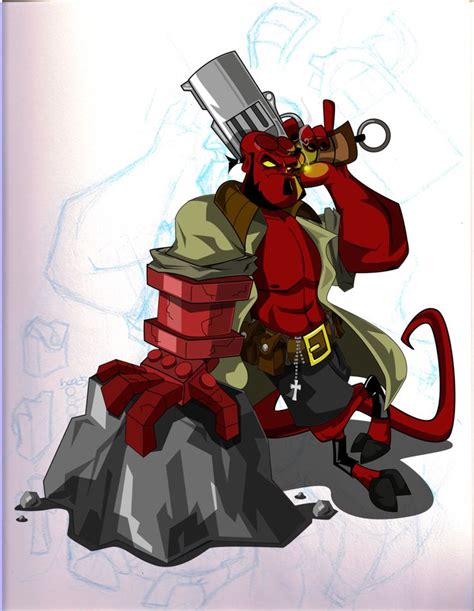 Hellboy By Kudoze On Deviantart Marvel Art Hellboy Art Horror Artwork