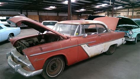 Iconic 'barn find' 1970s campervan converted into mobile monument to promote local landmarks. 1955 Plymouth Belvedere Barn find for sale