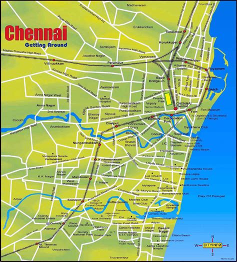 Chennai Map