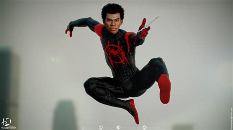 Artstation Realistic 3d Model Of Miles Morales Real Time Hossein