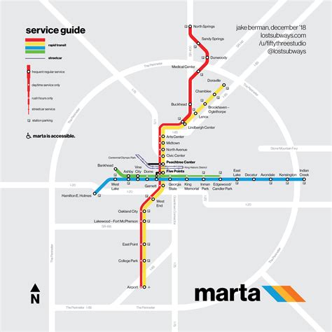 Marta The Atlanta Subway System 2020 Rlostsubways
