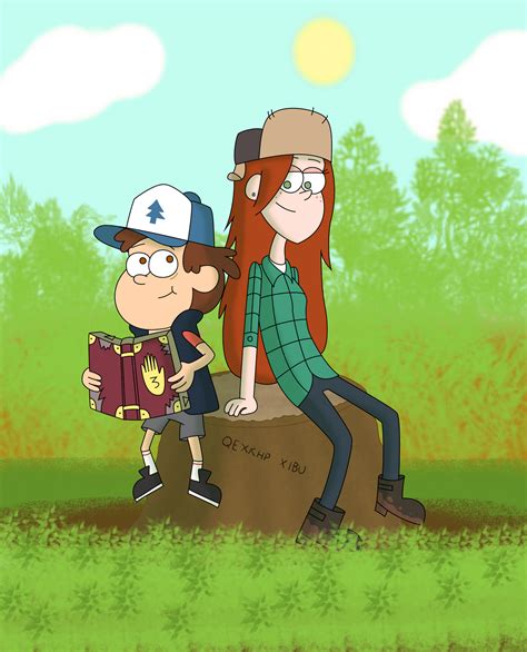 Dipper And Wendy By E350tb On Deviantart