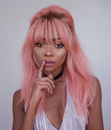 Image Result For Black Girl Pink Hair Black Girl Pink Hair Pink Hair