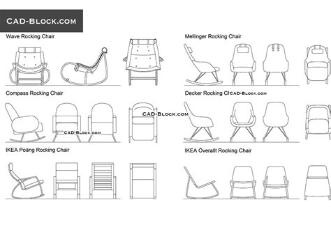 Swing Chair Cad Block Cad Block Dwg Autocad Benches Plan