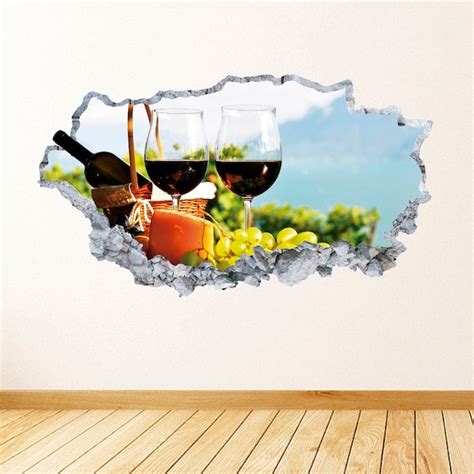 Wine Wall Decal Etsy