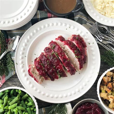 cranberry glazed turkey breast a pretty life in the suburbs