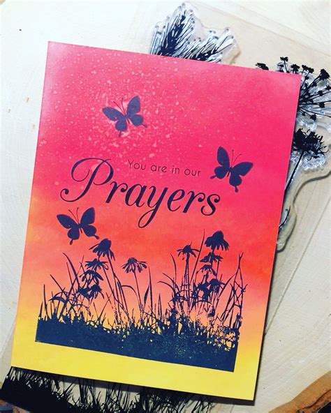 You Are In Our Prayers Card By Aheartfeltcard On Etsy Etsy