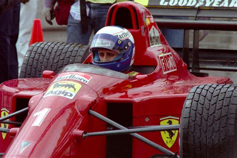 Ferrari signed prost after his fall out with senna in 1990 but they were denied the title due to the brazilian's suspiciously unfair antics. File:Alain Prost, 1990 USA GP Phoenix.jpg - Wikipedia
