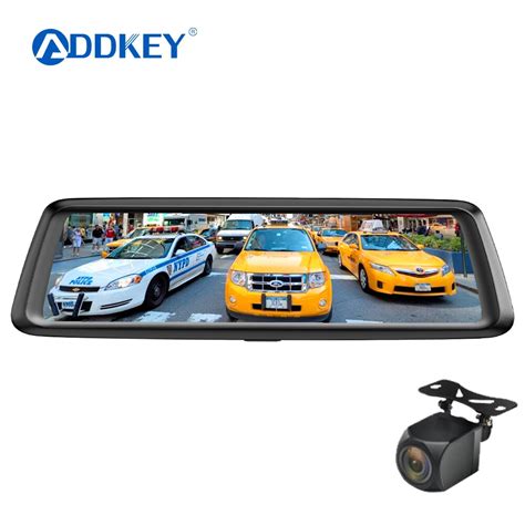 Addkey 10 Full Touch Screen Car Dvr Camera Fhd 1080p Dual Lens Dash