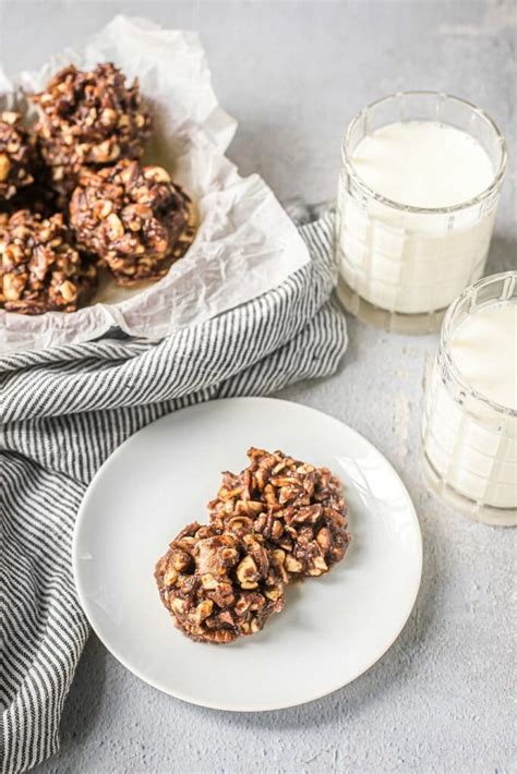 Just boil everything in a pot, scoop it out onto a baking sheet, and let it cool. No Bake Cookies (Paleo, Grain Free, Gluten Free, Dairy Free)