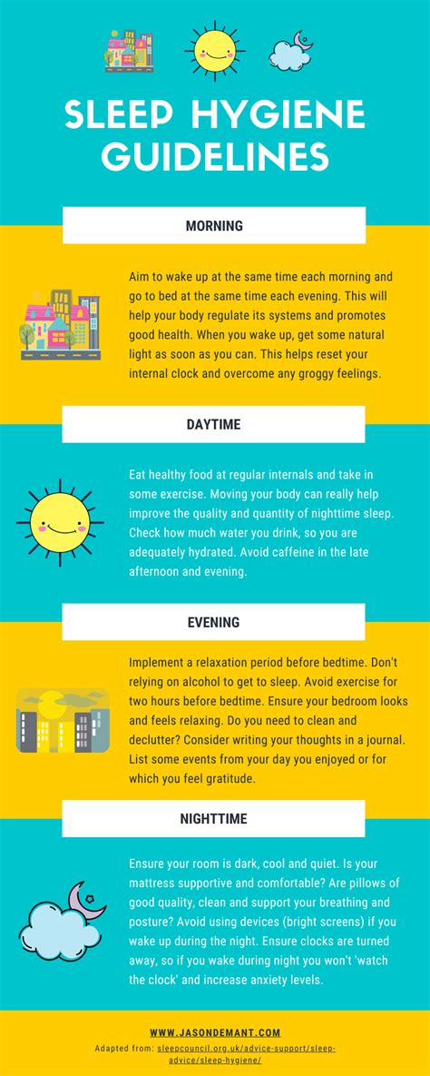 Sleep Hygiene Activities To Help You Sleep Soundly Infographic