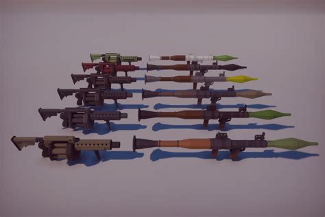 Low Poly Fps Weapons Pack