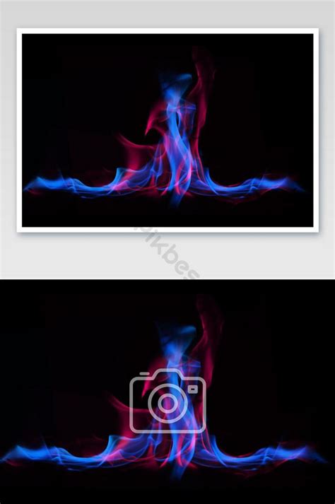 نوفر لك ملحقات تصميم برنامج picsart وصور png. متعدد الألوان لهب النار مجردة على خلفية سوداء دخان ملون ...