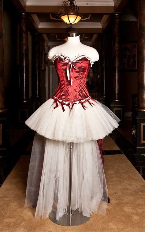 Clearance Size Small Maroon And Ivory Tulle Corset Prom Dress Corset