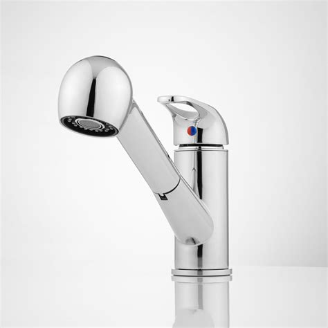 Kitchen faucet with a side sprayer one of the most commonly used kitchen faucets is the single hole kitchen faucet. Maylin Single Hole Pull-Out Kitchen Faucet - Chrome ...