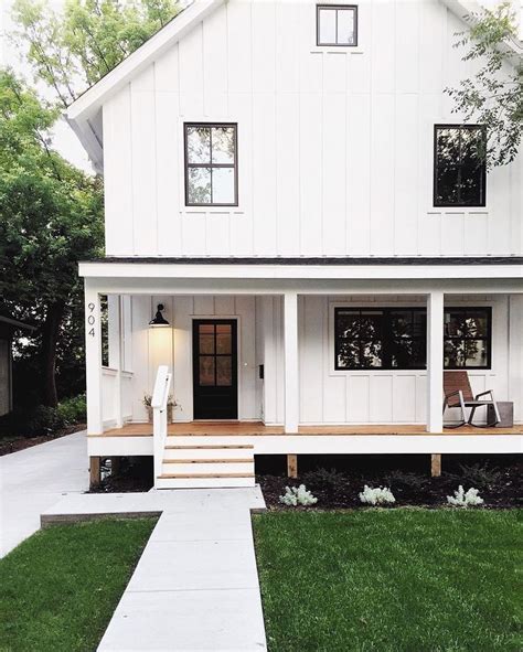 Farmhouse Porch Porch Style Exterior Inspiration White Home Porch