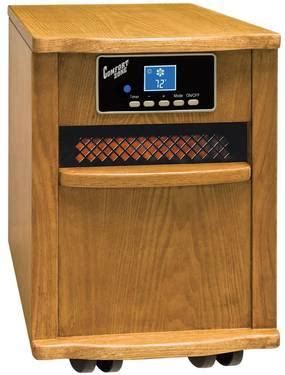 Comfort zone cz2032c infrared quartz wood cabinet heater, 16, cherry. Comfort Zone-5,120 BTU Output Infrared Qtz-Full Remo ...