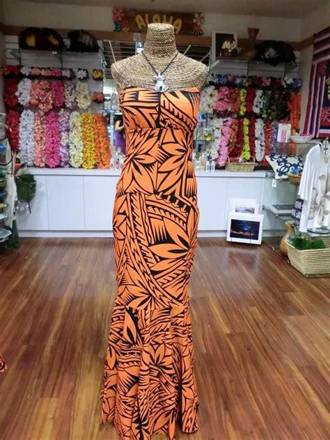 polynesian dress hawaiian fashion samoan dress