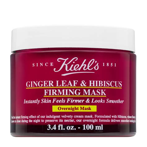 Kiehls Ginger Leaf And Hibiscus Firming Overnight Mask 100ml Sephora Uk