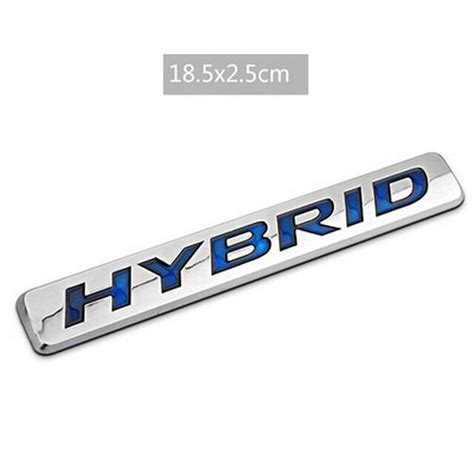 Car Exterior Badges And Emblems Hybrid For Toyota Badge Decals Emblem