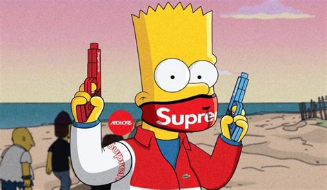 Supreme Cool Bart Simpson Wallpaper Petswall