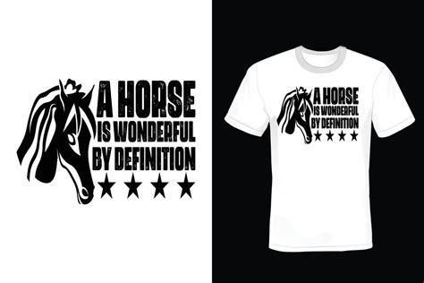 Horse T Shirt Design Vintage Typography 10771223 Vector Art At Vecteezy
