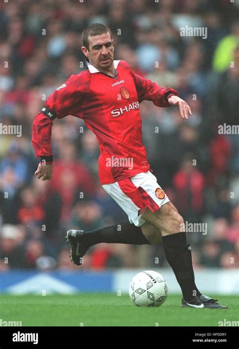 Eric Cantona Manchester United Fc 19 March 1997 Stock Photo Alamy
