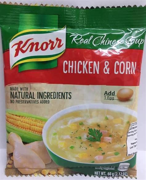 How to make chicken stock. Knorr Instant Soup Chicken & Corn 60g from Buy Asian Food 4U