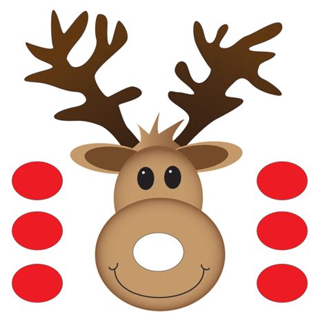 Pin Nose On Rudolph Printable Stephenson