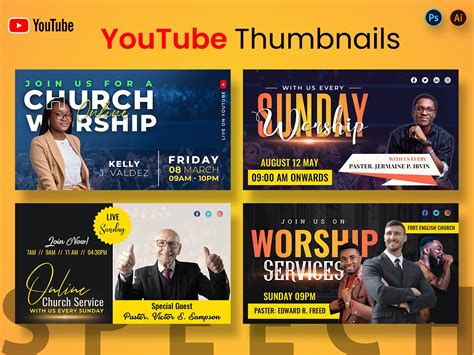 Church Speech Youtube Thumbnails Uplabs