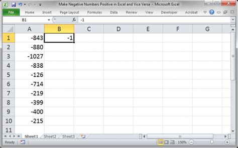 How to capitalize first letter of a text string in excel Make Negative Numbers Positive in Excel and Vice Versa ...