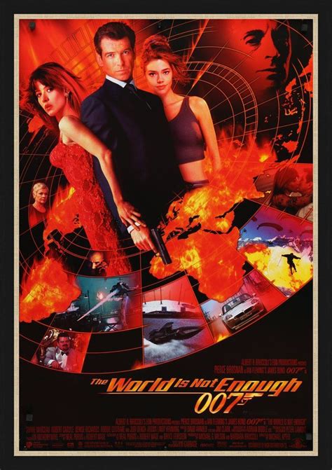 James Bond The World Is Not Enough 1999 James Bond Movie Posters James Bond Movies James