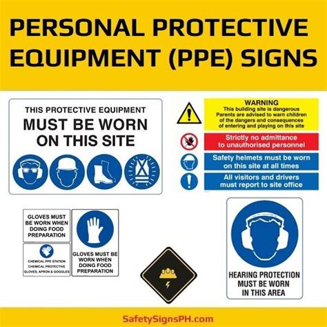 Personal Protective Equipment Ppe Signs Philippines Personal