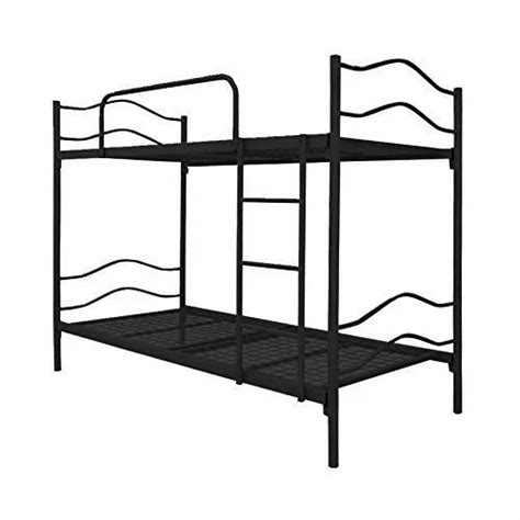 Double Mild Steel Hostel Metal Bunk Bed Without Storage Suitable For