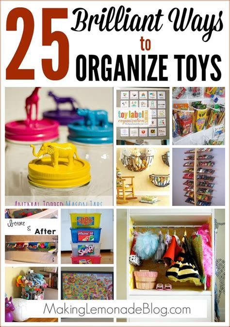 25 Brilliant Ways To Organize Toys Toy Organization
