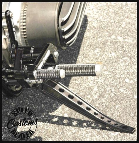 5 inches by 5 inches. Sell Custom chopper bobber CFL motorcycle kickstand in ...