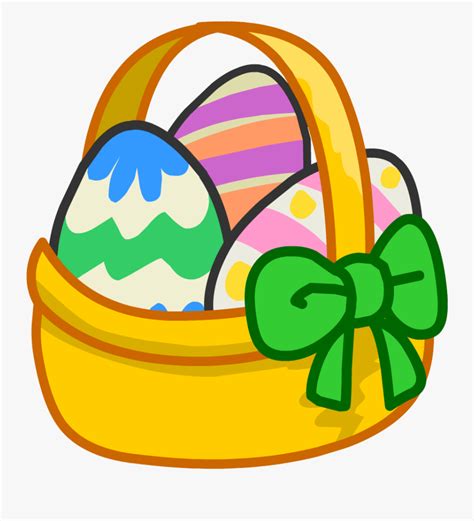 Easter Egg Basket Cartoon Free Transparent Clipart Clipartkey