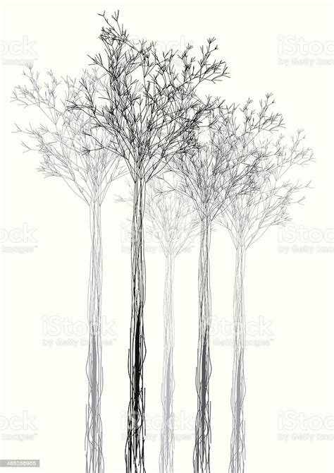 Abstract Black And White Tree Shape Background Stock Illustration Download Image Now Istock