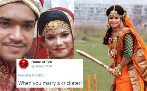 Bangladeshi Cricketer Poses With Bat For Wedding Photoshoot