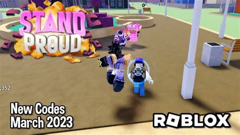 Roblox Stand Proud New Codes March 2023 Youtube