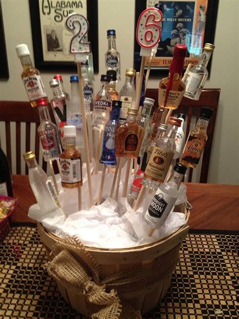 4608 x 3456 file type : Liquor bouquet for my boyfriend's 26th birthday! There's ...