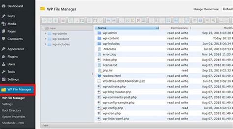How To Add A Ftp Like File Manager In Your Wordpress Dashboard