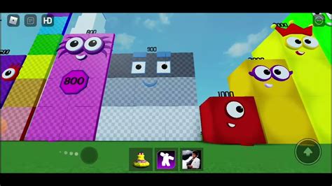 Numberblocks 0 To 1000000 Roblox Youtube