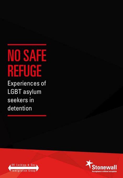 Stonewall Uklgig Report Finds Lgbt Asylum Seekers In Detention Centres Face Discrimination And