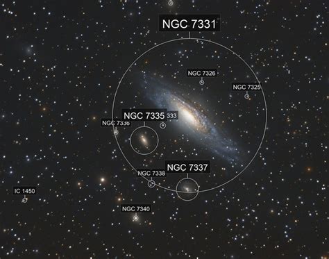 Deer Lick Group Ngc 7331 And Co Patrice Renaut Astrobin