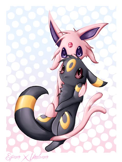 Espeon X Umbreon By Finsterlichart On Deviantart