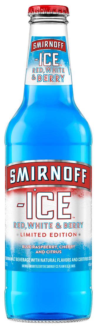 Smirnoff Ice Red White And Berry Limited Edition Blue Raspberry