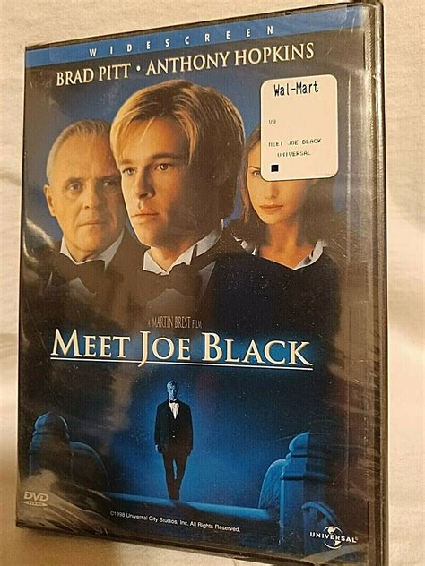 Meet Joe Black Dvd Brad Pitt Anthony Hopkins Brand New Sealed Values